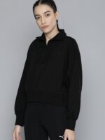 Puma Women Oversized Fit Infuse Half-Zip Sweatshirt