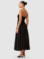 Velvet Fit & Flare Midi Dress - Image 4