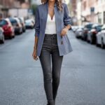 DressBerry Women Open Front Long Sleeve Blazer