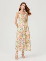 Floral Print Maxi Dress - Image 3