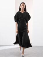 Women Woollen Empire Dress