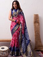 Bandhanivilla Bandhani Zari Bandhani Saree - Image 2
