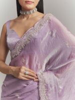 KALKI Fashion Women Floral Embellished Embroidered Saree - Image 2