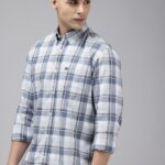 Pure Cotton Manhattan Slim Fit Checked Casual Shirt