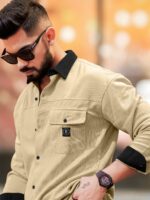 Maniac Classic Fit Striped Spread Collar Cotton Shirt - Image 2