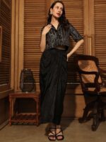 Embellished Acrylic Top With Skirt Co-Ords