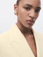 MANGO Notched Lapel Single-Breasted Blazer - Image 3