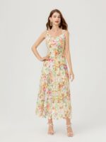 Floral Print Maxi Dress - Image 2