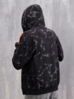 WROGN Men Printed Front-Open Sweatshirt - Image 3