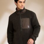 Being Human Men Solid High Neck Sweatshirt