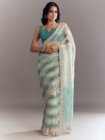 KALKI Fashion Embellished Sarees With Blouse - Image 2